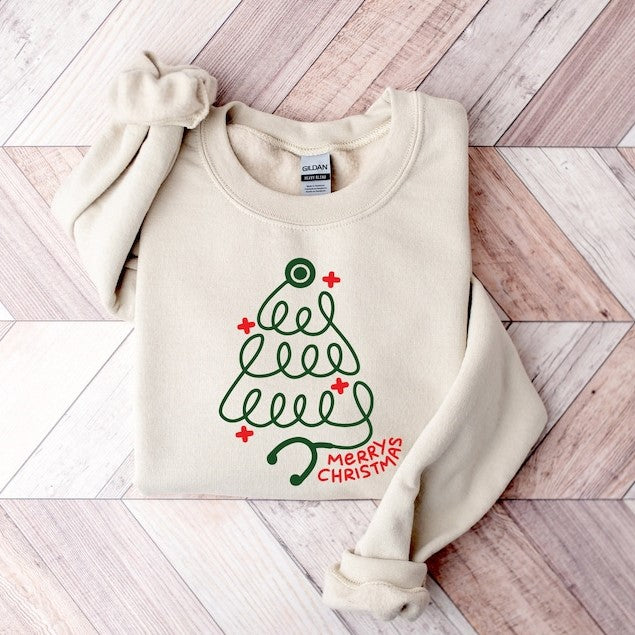 merry christmas stethoscope sweatshirt christmas crewneck cna gift christmas gift nurse holidays gift xmas shirt for medical worker 1730450504370.jpg