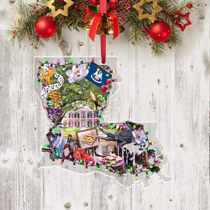louisiana state acrylic ornament louisiana ornament louisiana is home new orleans fleur de lis purple gold louisiana souvenir 1730521507067.jpg