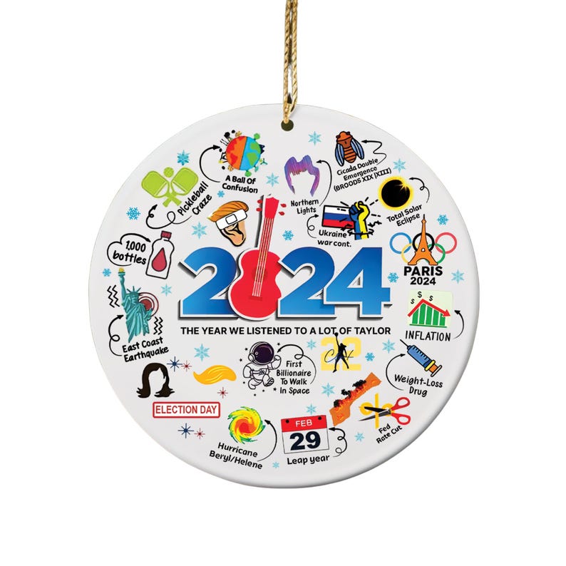 notable 2024 christmas ornament 2024 year review ornament major notable events ornament funny cute year to remember commemorative ornament 1730881513839.jpg