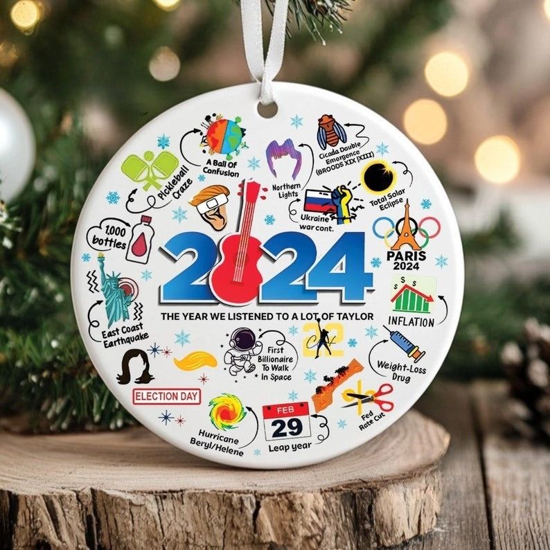 notable 2024 christmas ornament 2024 year review ornament major notable events ornament funny cute year to remember commemorative ornament 1730881514487.jpg