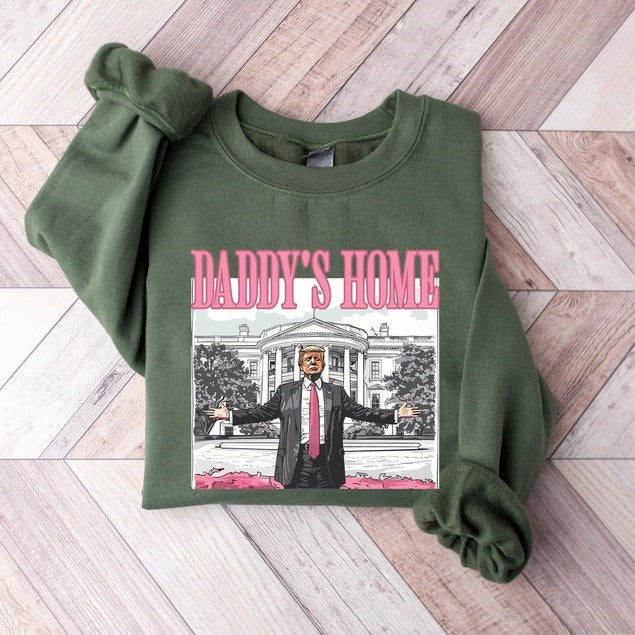 Daddy's Home Shirt, Victory 2025 T-shirt, Funny Victory 2025 Sweatshirt 1731036624416.jpg