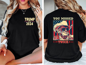 Victory 2025 Shirt, You Missed Shirt, Victory 2025 Tee, Cowboy Tee, Presidential Election, Victory 2025 1731049857019.jpg