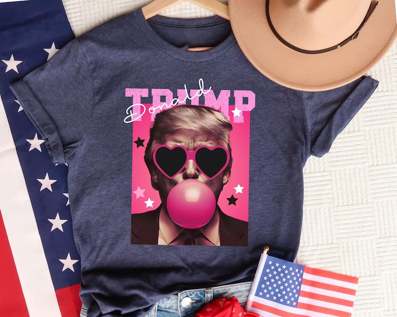 Victory 2025 Shirt - Election Victory 2025 Shirt - Bubble Gum Shirt - Funny Victory 2025 Shirt - Victory 2025 Pink Sun Glasses T-shirt 1731050024920.jpg