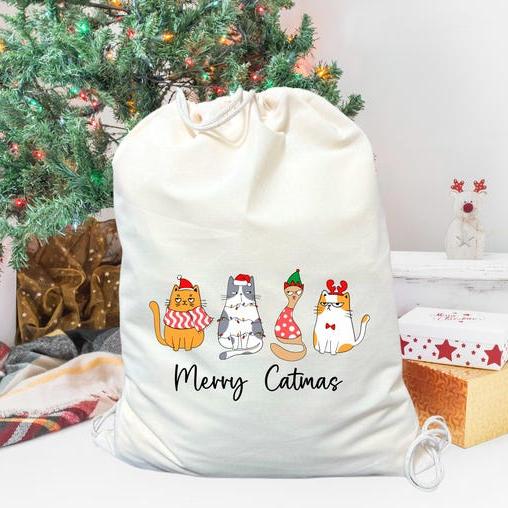 merry catmas santa sack christmas cat tote bag merry christmas cat bag christmas gift christmas cat mom bag xmas gifts for cat lover 1731730567335.jpg