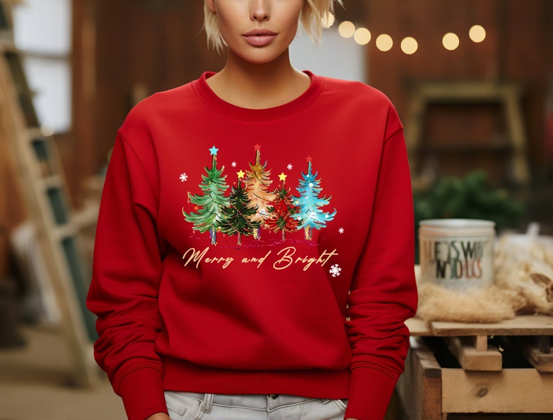 merry and bright trees womens christmas shirt womans holiday shirtchristmas giftchic winter shirtcute holiday teechristmas tree shirt 1731731227171.jpg