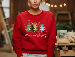 merry and bright trees womens christmas shirt womans holiday shirtchristmas giftchic winter shirtcute holiday teechristmas tree shirt 1731731227171.jpg