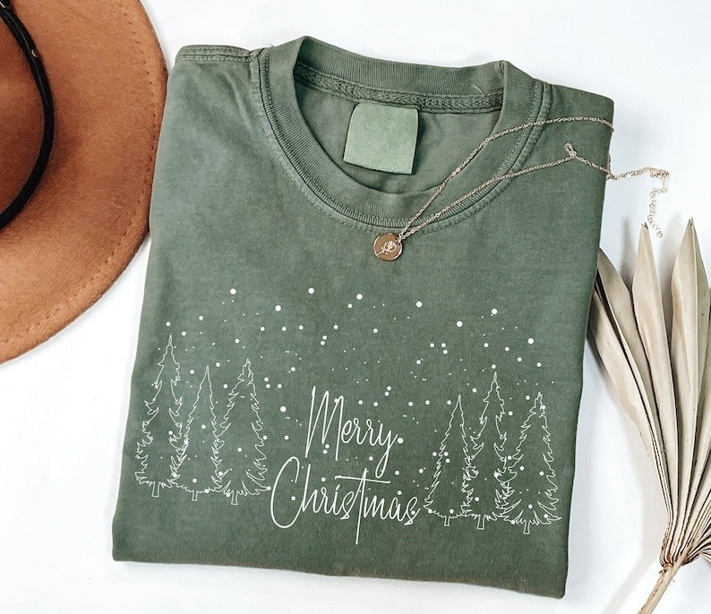 merry christmas tree shirt merry  bright christmas tree shirt womens christmas shirt cute christmas shirt holiday shirt 1731731703789.jpg