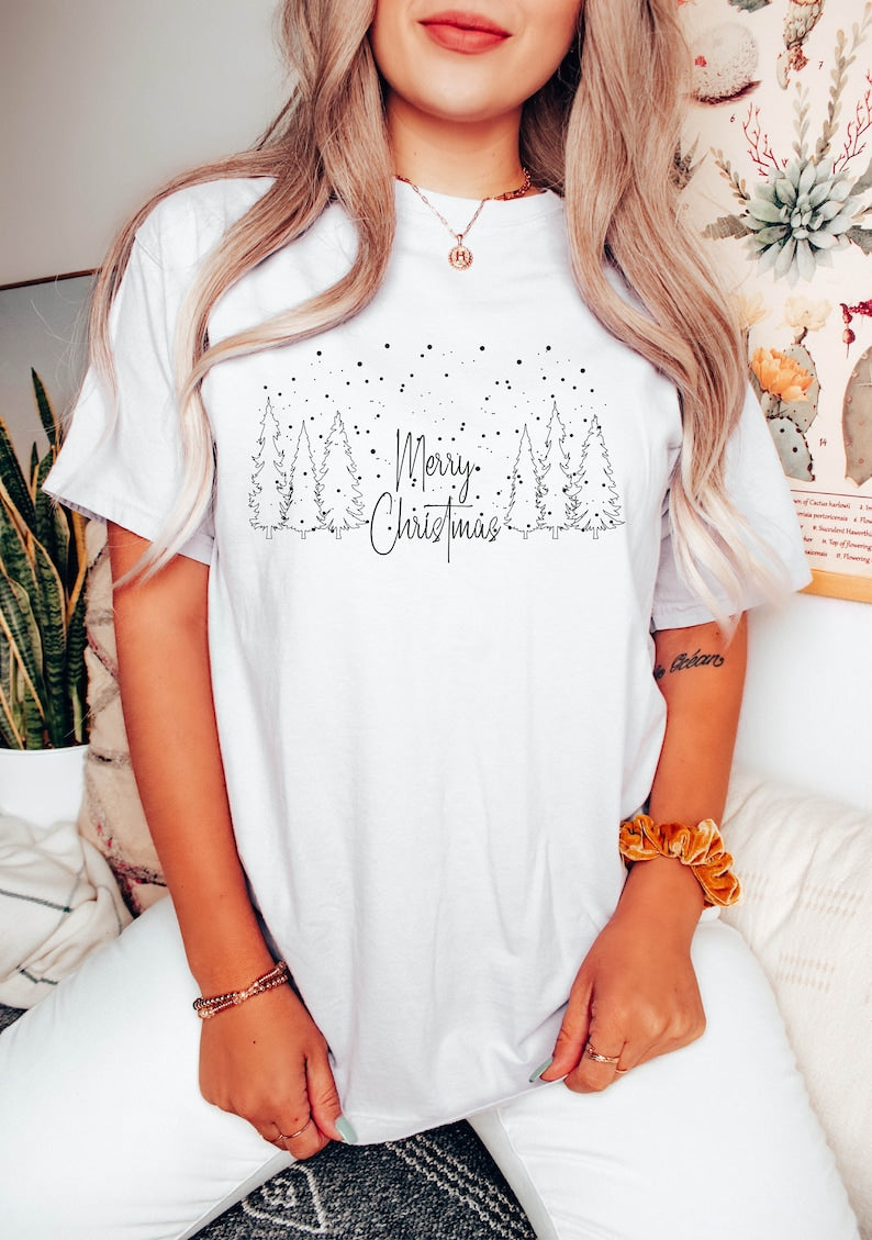 merry christmas tree shirt merry  bright christmas tree shirt womens christmas shirt cute christmas shirt holiday shirt 1731731703895.jpg