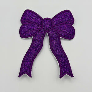 custom embroidered side bow patch side bow applique glitter side bow embroidered side bow coquette side bow 1731732374879.jpg