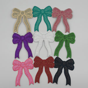 custom embroidered side bow patch side bow applique glitter side bow embroidered side bow coquette side bow 1731732374925.jpg