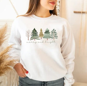 merry and bright trees womens christmas sweatshirt womans holiday shirtchristmas giftchic winter shirtcute holiday teechristmas tree 1731894579499.jpg