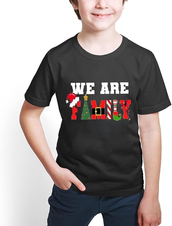 merry and bright shirt christmas t shirts for family couple outfit tee christmas top parent child short sleeves 1731989142652.jpg