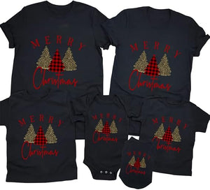 merry and bright shirt christmas t shirts for family couple outfit tee christmas top parent child short sleeves 1731990307851.jpg