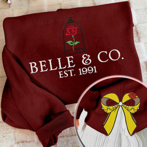 belle beauty princess coquette side bow sweatshirt retro trendy coquete lover sweater bow applique pink girl gifts 1732076049867.jpg