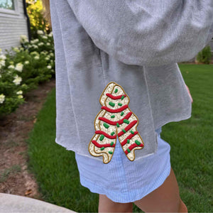 christmas cake bow embroidery sweatshirt 1732519412622.jpg
