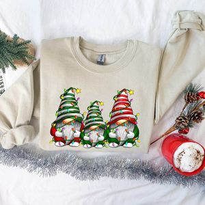 christmas gnomes sweatshirt merry christmas sweatshirt buffalo plaid gnomes cute gnomes sweatshirt christmas gift holiday sweatshirt 1732853639779.png