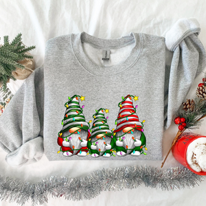 christmas gnomes sweatshirt merry christmas sweatshirt buffalo plaid gnomes cute gnomes sweatshirt christmas gift holiday sweatshirt 1732853639821.png