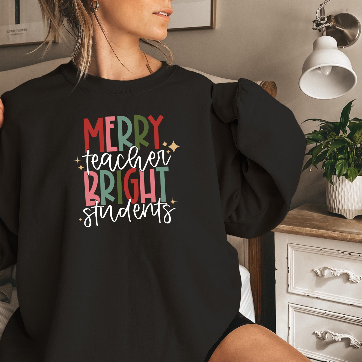 merry teacher bright students sweatshirt christmas sweatshirt teacher sweatshirt christmas teacher gift xmas gift holiday gift 1733297778228.png