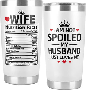 gifts for wife from husband wife gifts i am not spoiled my husband just loves me tumbler anniversary wedding wife birthday gift ideas valentines day gift 1736398591871.jpg