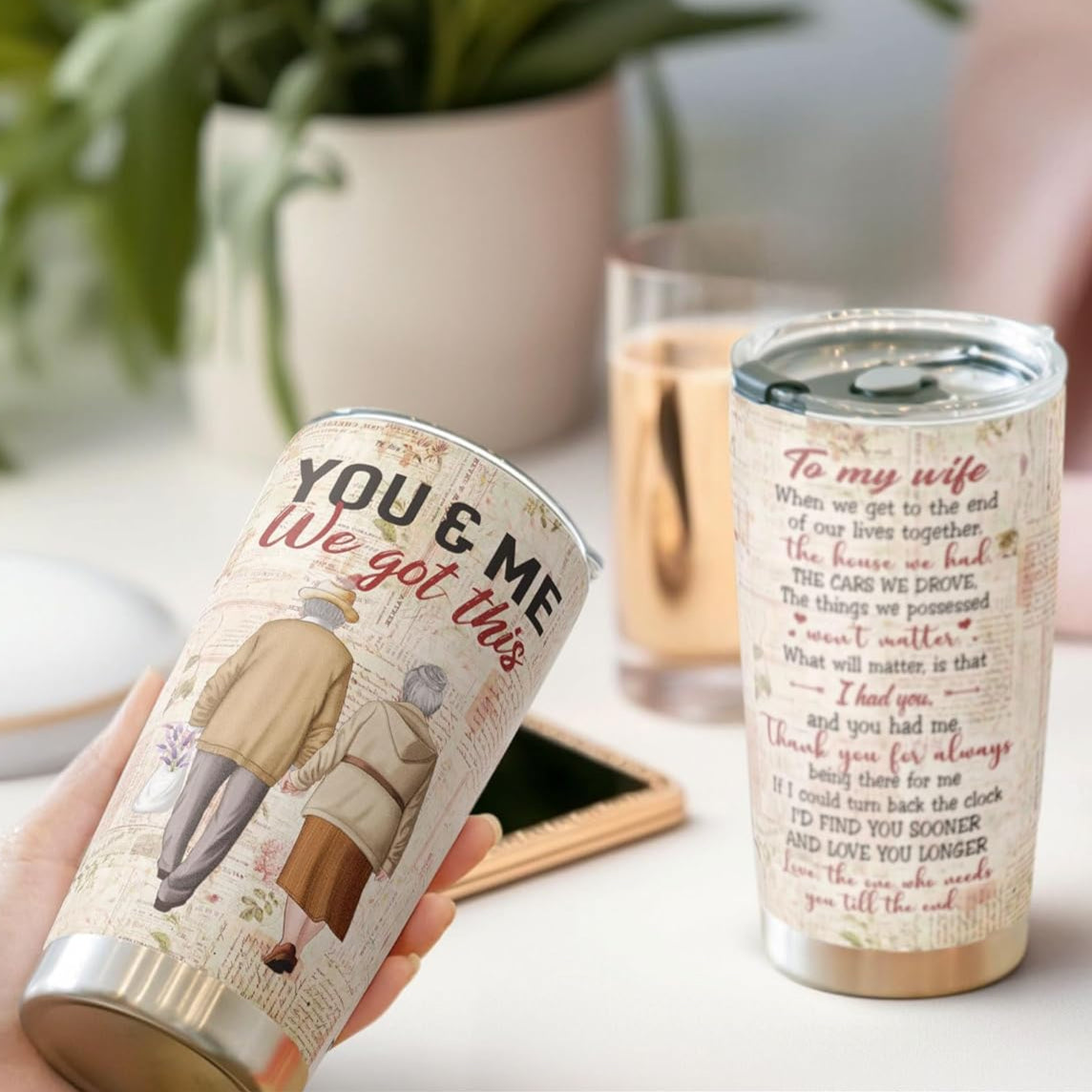 gifts for wife wife gifts romantic valentines day gifts for her christmas gifts for wife old couple you  me we got this stainless steel tumbler i love you her anniversary presents 1736406109203.jpg