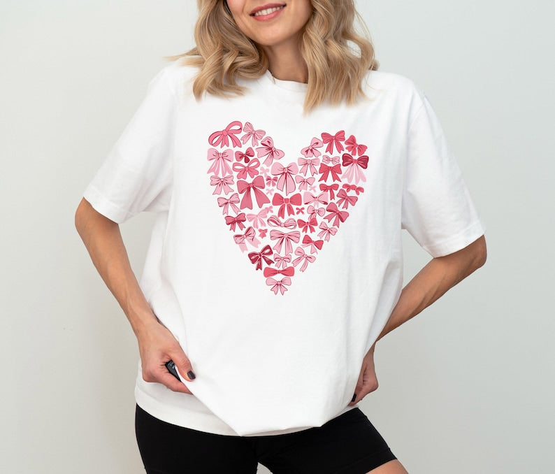 coquette bow valentines day shirt pink bow heart valentine sweatshirt pink bow valentines day shirt retro valentine day bow shirt 1737081821404.jpg