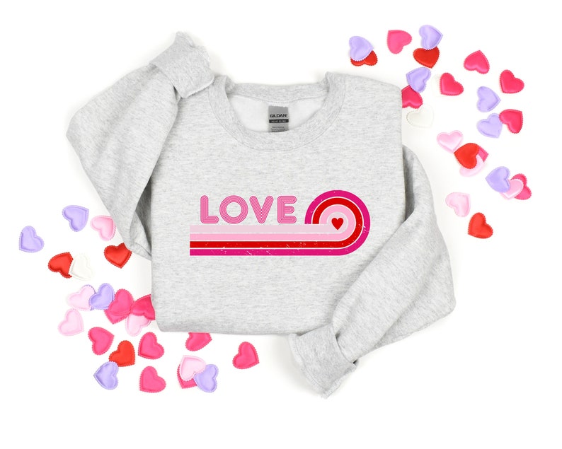 retro love valentines day shirtvalentines day shirts for giftheart shirtcute valentine shirtvalentines day giftvalentines giftlove tee 1737084612248.jpg