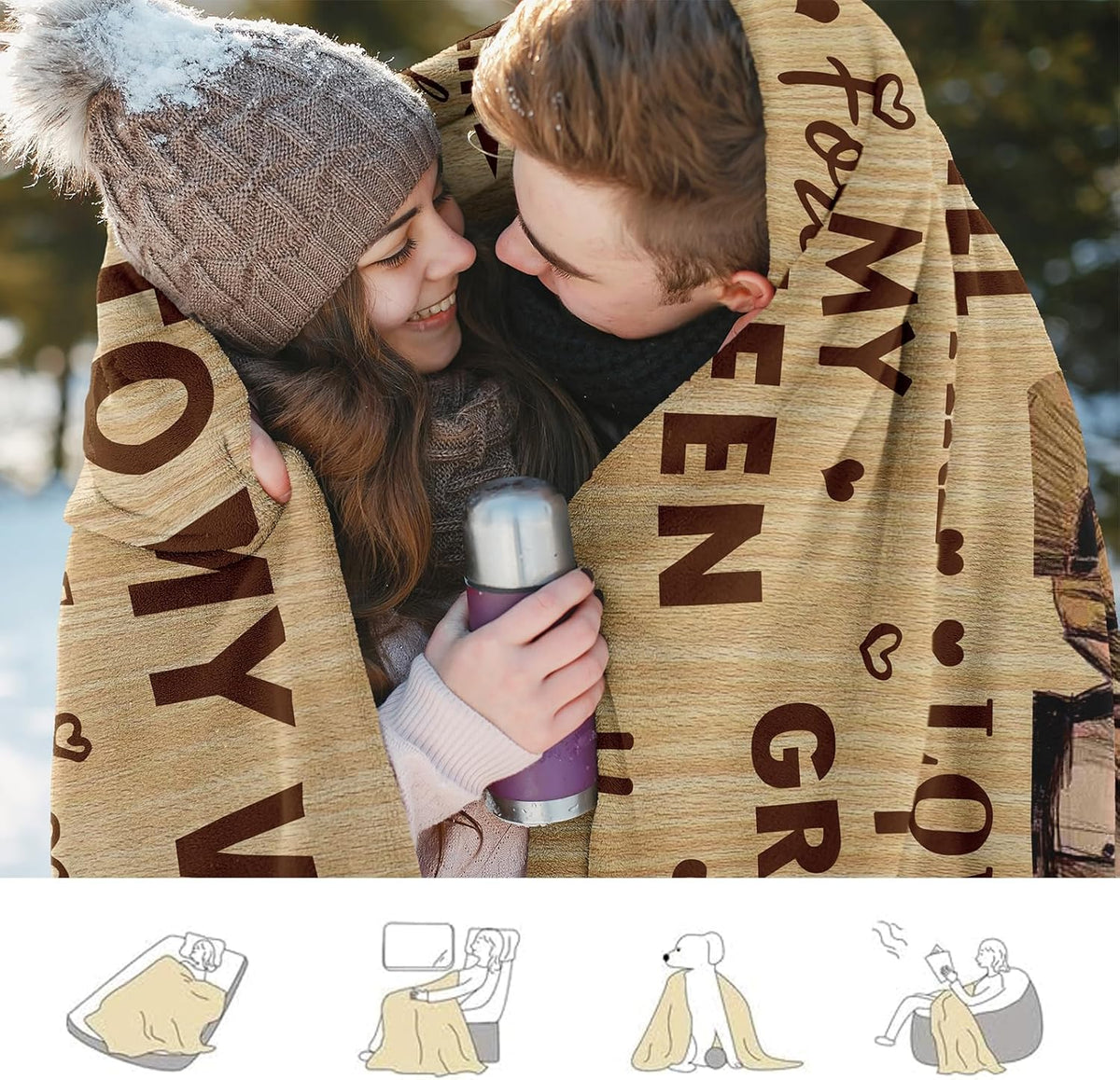 nniversary blanket gift for her wife mothers day birthday gift i love you gifts for her wedding anniversary romantic gifts for wife from husband 1737104172728.jpg
