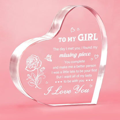 gifts for girlfriend valentines day gifts for her   to my girl heart shaped acrylic plaque   birthday gifts for girlfriend wife i love you gifts for her anniversary gf gifts 1737341877709.jpg