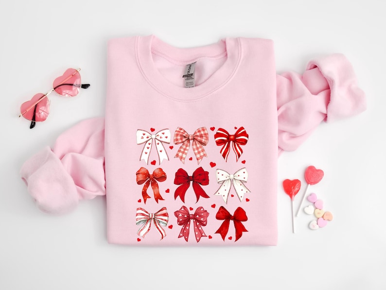 coquette valentine heart bow sweatshirt retro valentine shirt valentines day bow shirt coquette bow t shirt bow valentine gifts 1737344906952.jpg
