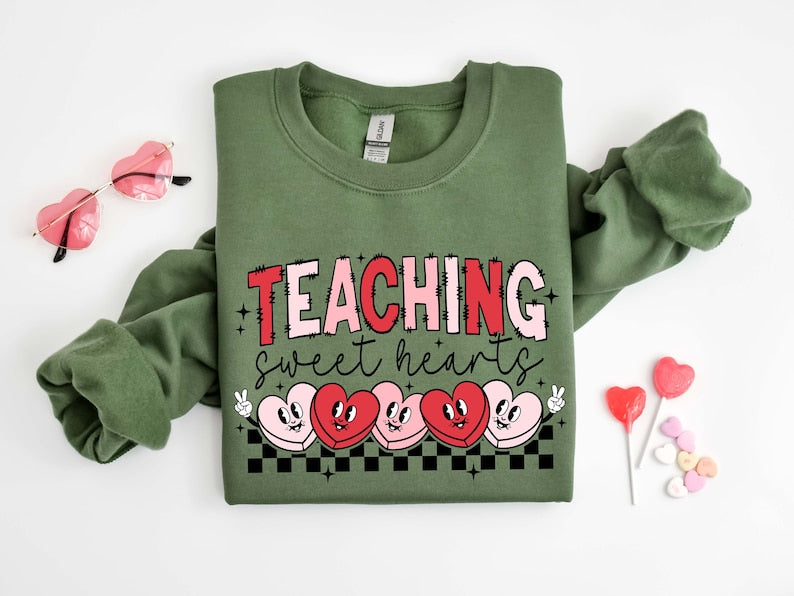valentines day teacher sweatshirt teaching sweethearts teacher shirts teacher valentines day giftlove teacher shirtvalentines day shirt 1737345622723.jpg
