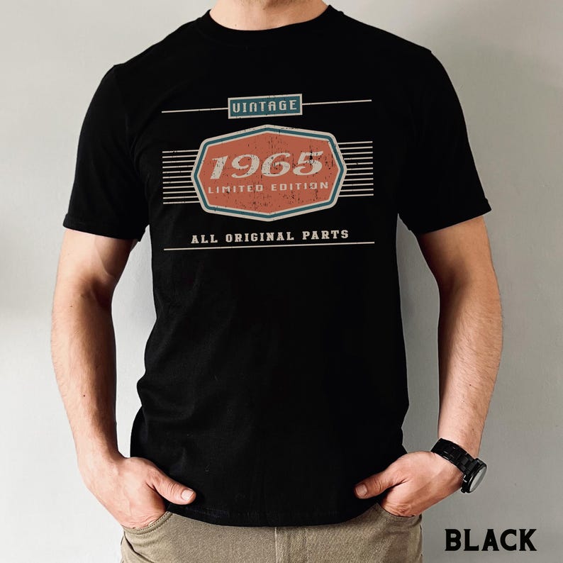 60th birthday gift 60th birthday shirt born in 1965 birthday tee birthday present for 60th dad birthday grandpa birthday tshirt 1737600166909.jpg