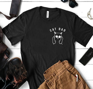 cat dad t shirt cat lover shirt funny cat tee cat father cat dad cat daddy shirt animal lover gift gift from the cat cat dad gift 1738738498703.jpg