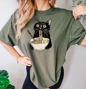 noodle cat shirt ramen cat t shirt foodie lover shirts black cat noodle t shirts retro cat tees cat lover sweatshirts black cat tee 1738742061062.jpg