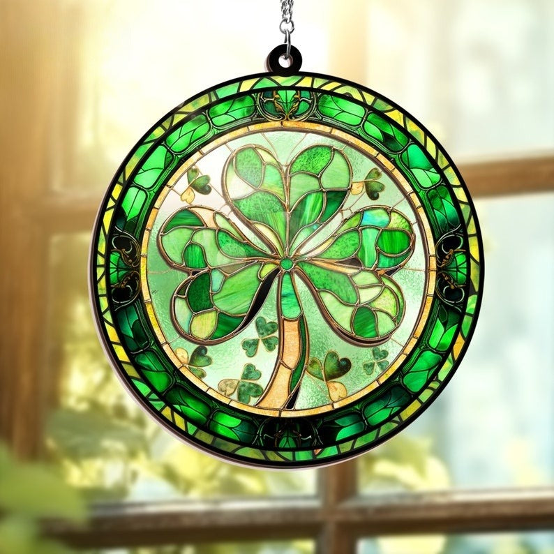 shamrock suncatcher ornament shamrock window hangings irish decor st patricks day decoration irish gift irish ornament shamrock gift 1738920378013.jpg