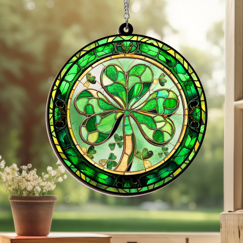 shamrock suncatcher ornament shamrock window hangings irish decor st patricks day decoration irish gift irish ornament shamrock gift 1738920378560.jpg