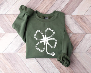 stpatricks lucky nurse shirt irish women shirt nurse lucky green shamrock tee nurse stethoscope t shirtirish nurse gift ideasgift for 1739862988690.jpg