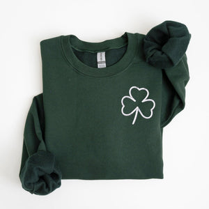 embroidered shamrock clover sweatshirt 1739958198159.jpg