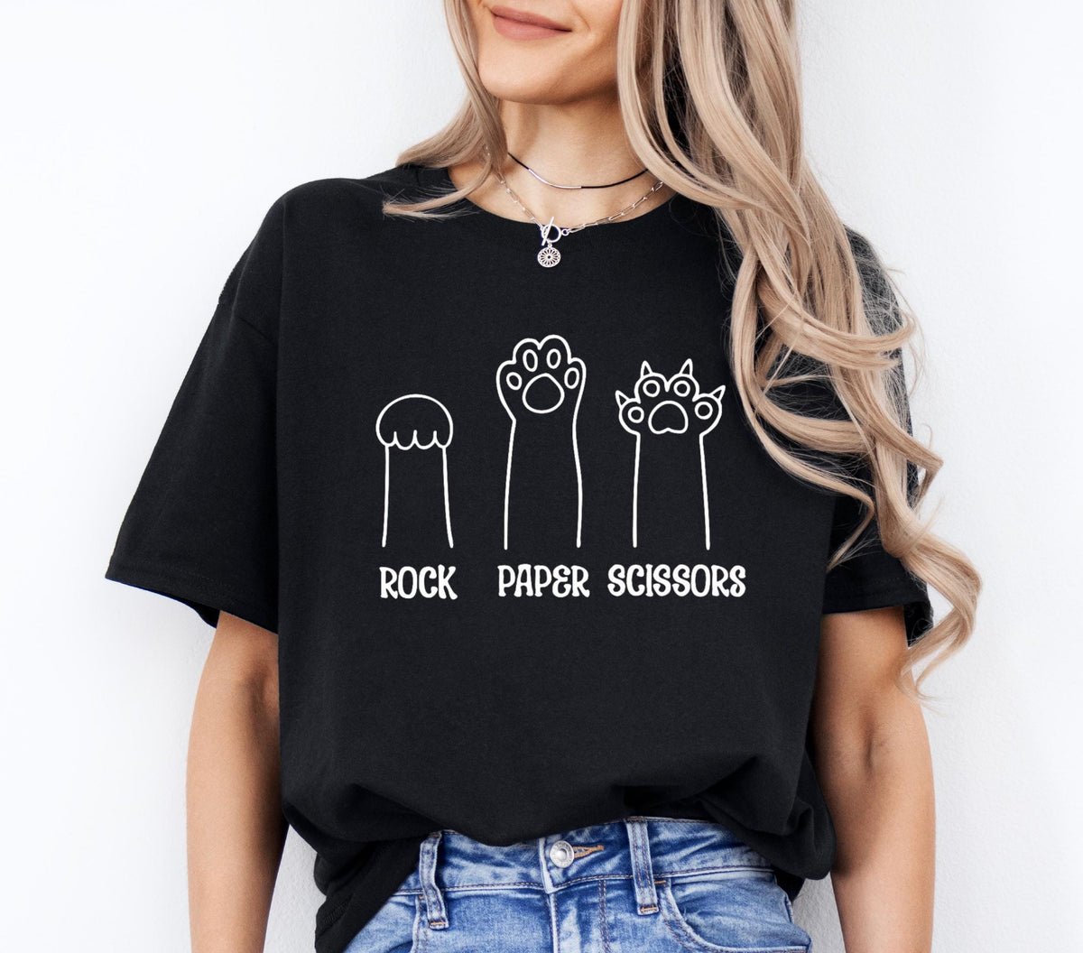 rock paper scissors sweatshirt funny cat paw shirt unisex crewneck shirt for cat lover cat owner shirt cat paws shirts gift for cat mom 1742802277118.jpg