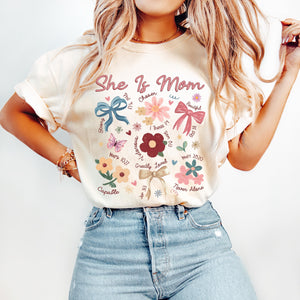 boho floral mama t shirt she is mom sweatshirt mothers day shirt christian mama shirt floral spring shirt mama wildflower coquette 1742870222051.jpg
