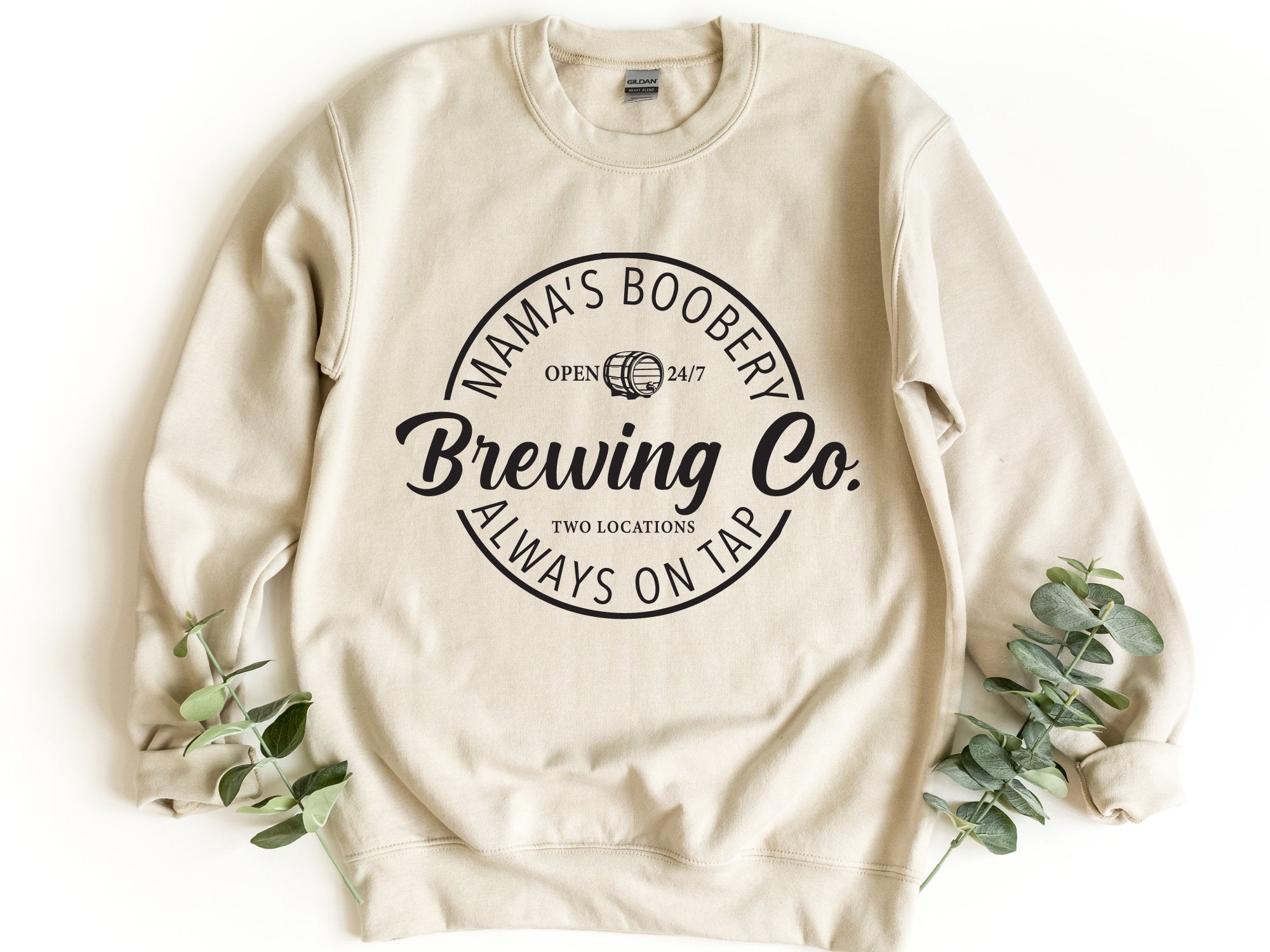 brewing co sweatshirt funny breast feeding crewneck sweatshirt mamas boobery pullover new mom sweatshirt mothers day sweatshirt 1742870713464.jpg