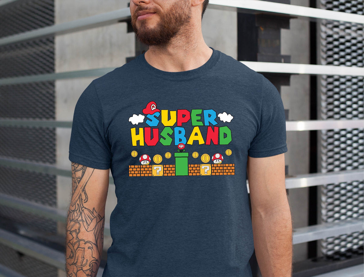 super husband shirt funny husband tshirt fathers day shirt gamer husband shirt father gift tee fathers day gift funny husband shirt 1743474295017.jpg