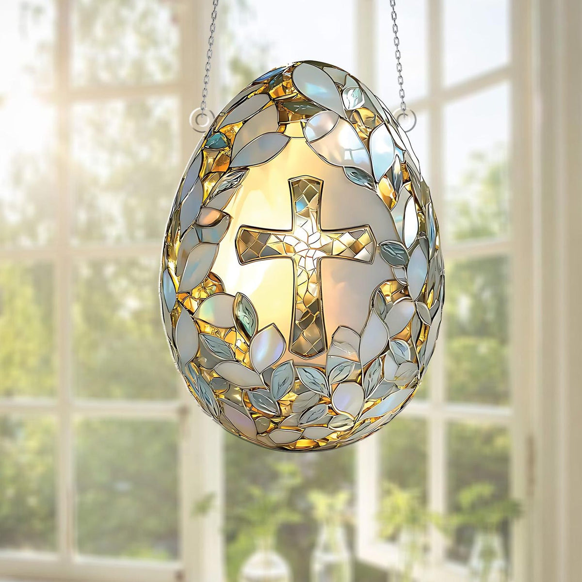 2d cross and leaf window hanging acrylic easter window decor religious decor christian gift home decor for easter easter gifts 1743490766978.jpg