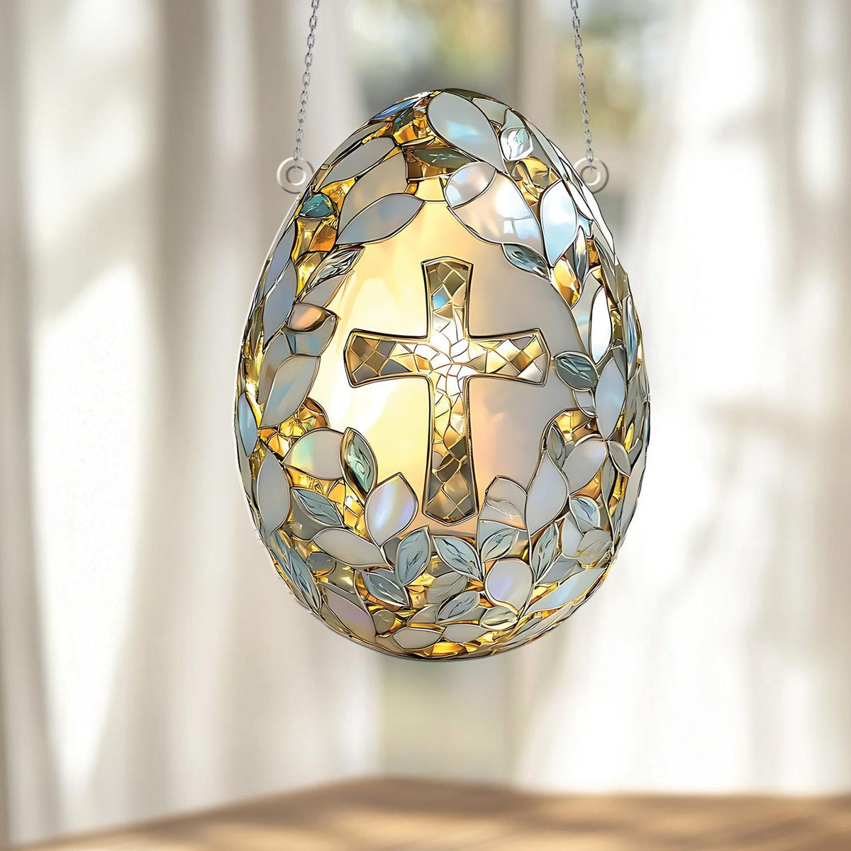 2d cross and leaf window hanging acrylic easter window decor religious decor christian gift home decor for easter easter gifts 1743490766992.jpg