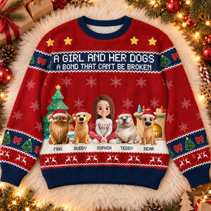 A Girl And Her Dog Christmas - Personalized 3D Sweatshirt - Christmas Gift For Dog Lovers 174430cc-8df5-48ce-9fb5-ed53c1e756a1-MOCKUP-4.png