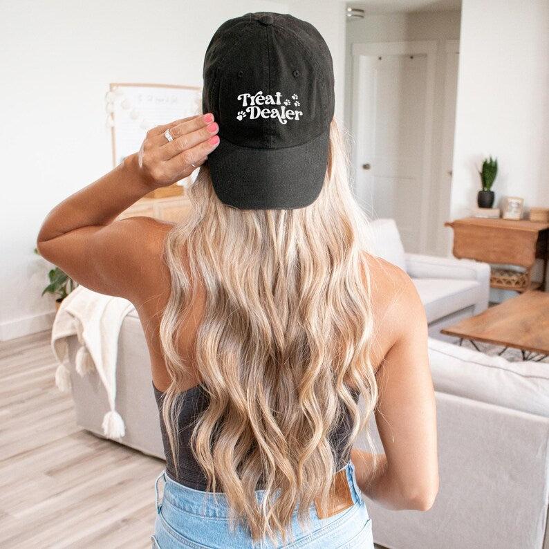 treat dealer hat embroidered gift for dog moms funny dog mom or dad baseball cap for pet lovers embroidery paw print gift for pet owners 1744345295539.jpg