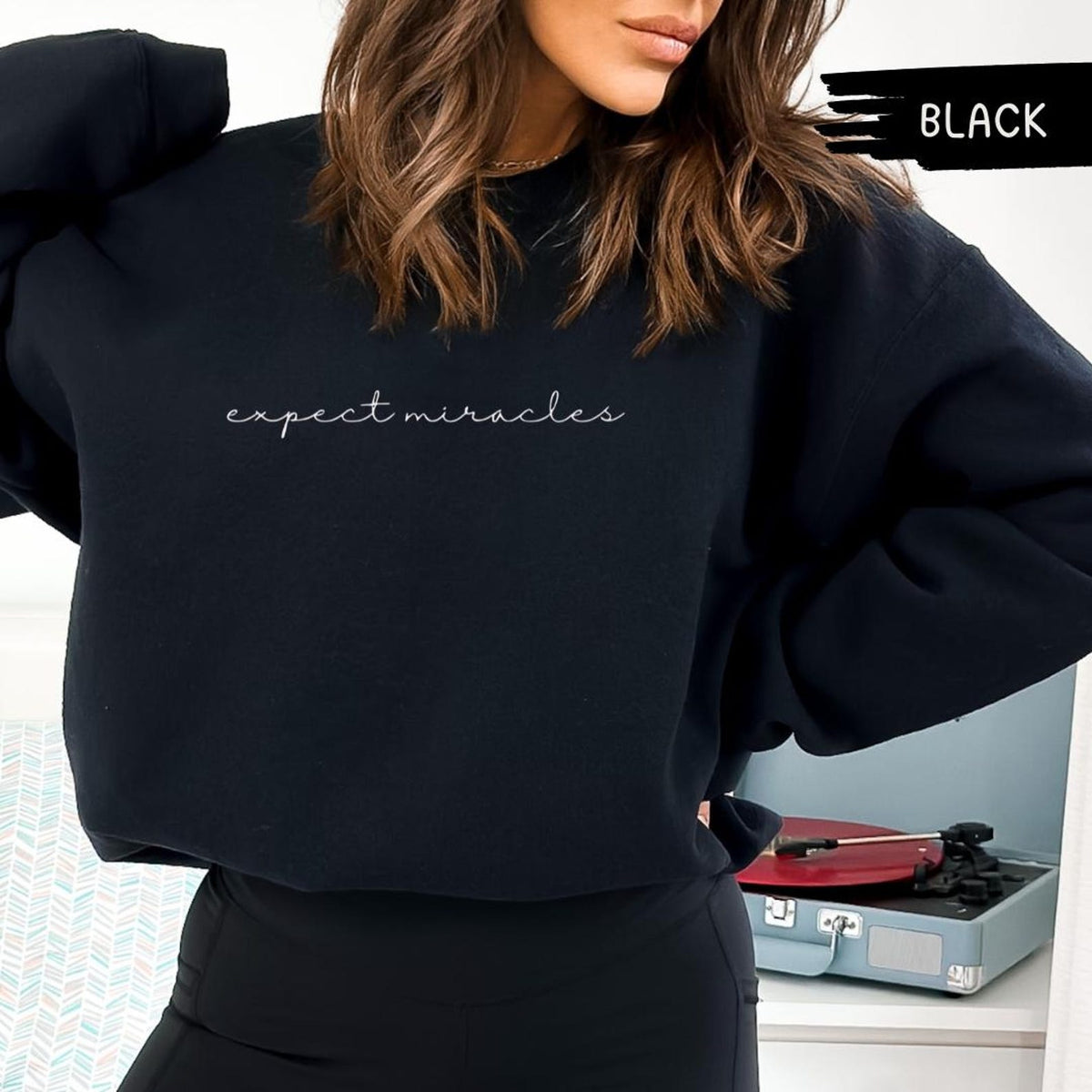 ivf sweatshirt stay positive crewneck ivf miracle shirt ivf shirts infertility gifts ivf gifts positive vibes ivf transfer day shirt 1744357818407.jpg