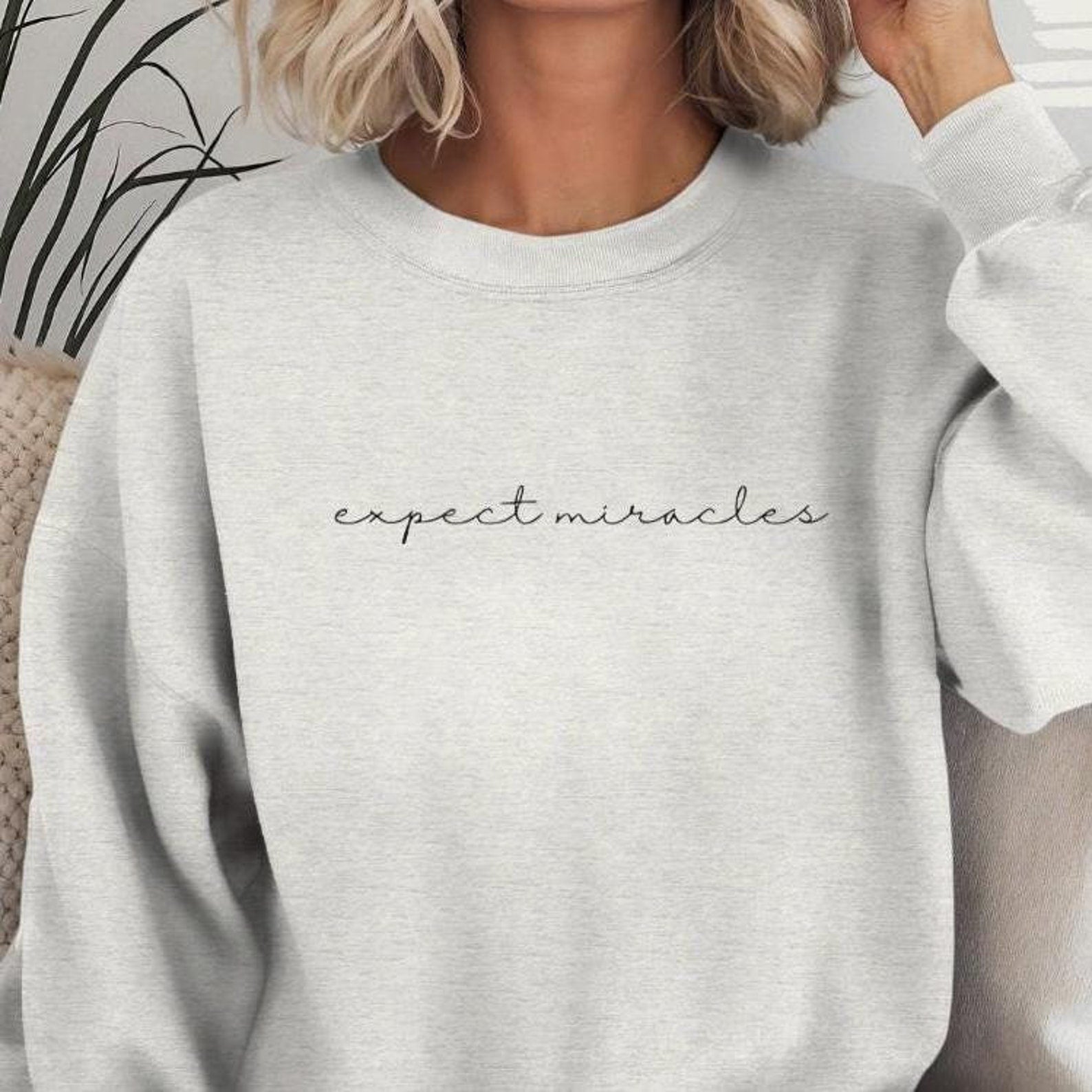 ivf sweatshirt stay positive crewneck ivf miracle shirt ivf shirts infertility gifts ivf gifts positive vibes ivf transfer day shirt 1744357819132.jpg