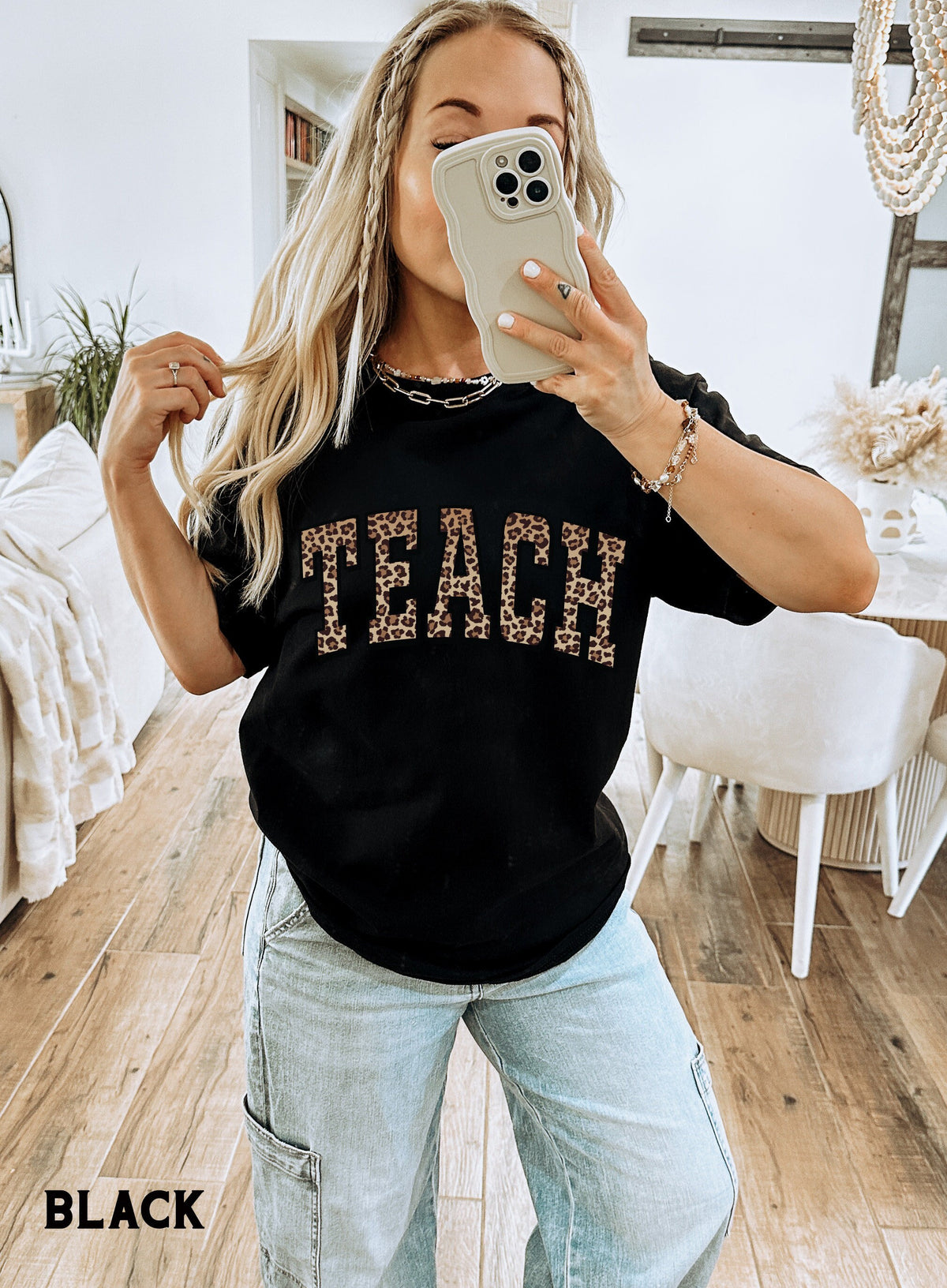 teacher shirt leopard teach tee animal print varsity letters teacher tshirts teacher appreciation gifts graduation gift for teacher 1744358218360.jpg