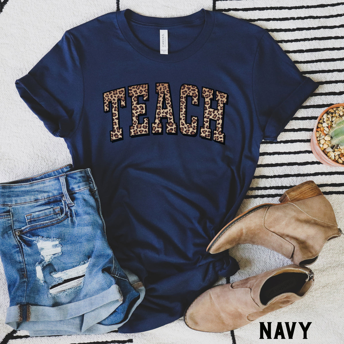 teacher shirt leopard teach tee animal print varsity letters teacher tshirts teacher appreciation gifts graduation gift for teacher 1744358218473.jpg