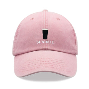 sl inte pint glass baseball cap vintage washed cotton unisex dad hat adjustable beer stout drinker faded sports summer holiday ireland irish 1744426618410.jpg